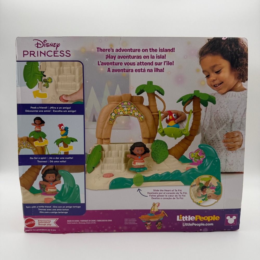 Fisher-Price Little People Disney Princess Moana Adventure Village Playset NEW - Picture 3 of 3